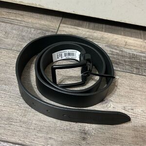 James Campbell Black with Black Hardware Genuine Leather Belt size 42